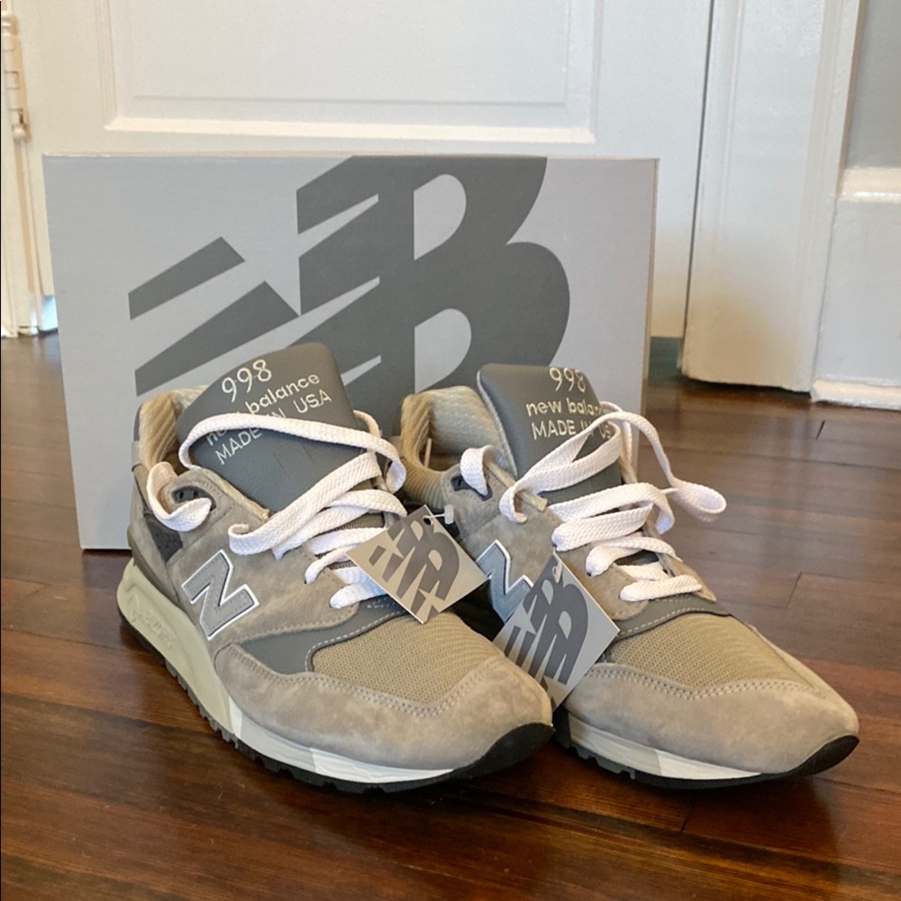 New Balance 998 Men's Made in USA Gray Sneakers